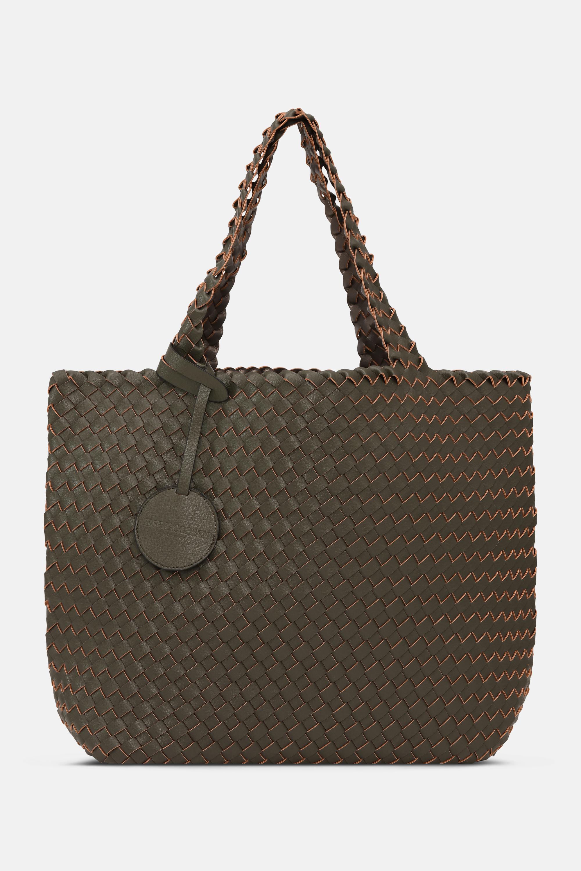 Tote Bag Flätad - Army Gun Metal